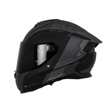 CASCO INTEGRAL SPARTAN HAWK EVO TITAN B2 GRIS MATE
